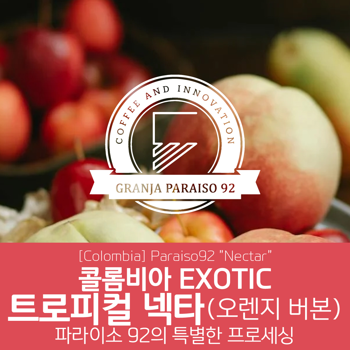 [콜롬비아] EXOTIC 파라이소 92 넥타