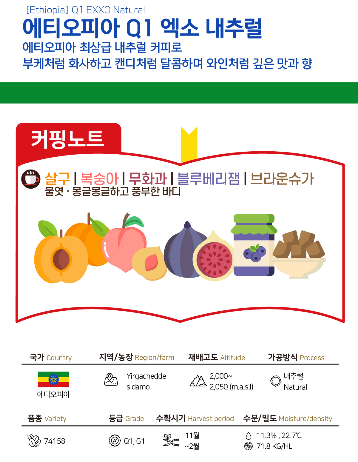 [에티오피아] 엑소 Q1 내추럴