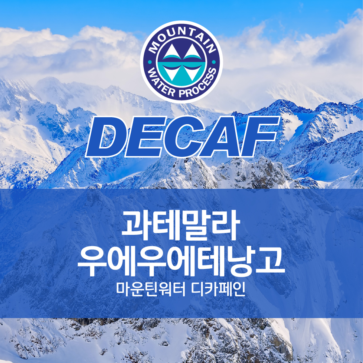 [DECAFFEIN] 과테말라 우에우에테낭고 마운틴 워터 프로세스 디카페인